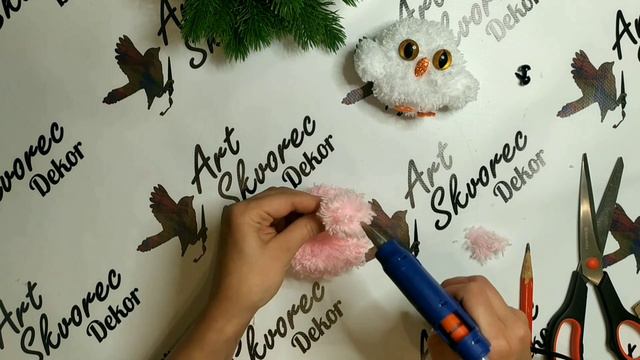 Сова из ниток своими руками