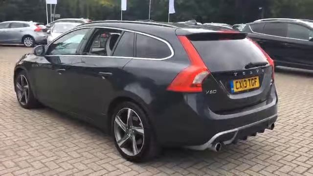 VOLVO V60 D5 R-DESIGN AWD GREY 2013
