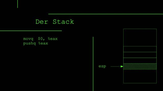 Assembler Tutorial #6 - Der Stack