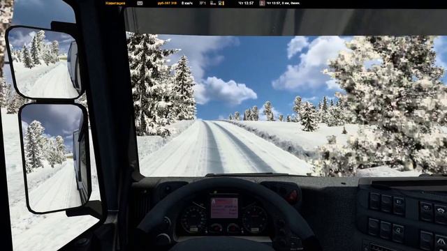 03/6 Работа сделана! | ETS 2  Суровая Россия (Сибирь) R20 | Николаевск-на-Амуре - Оклан.