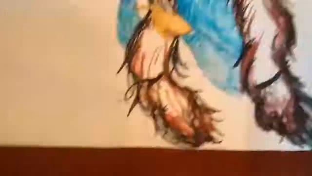 Рисунок подруги,Пожар в квартире