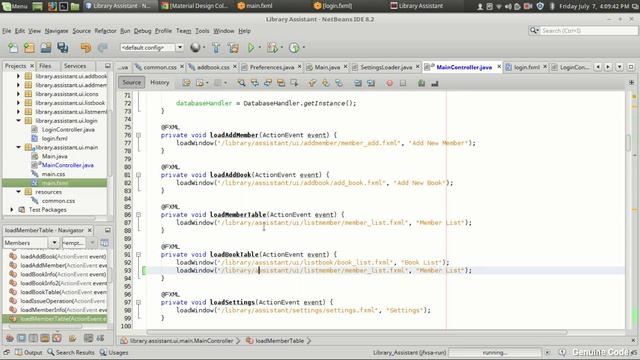 JavaFX Library Software #22 : Menu Bar Updates