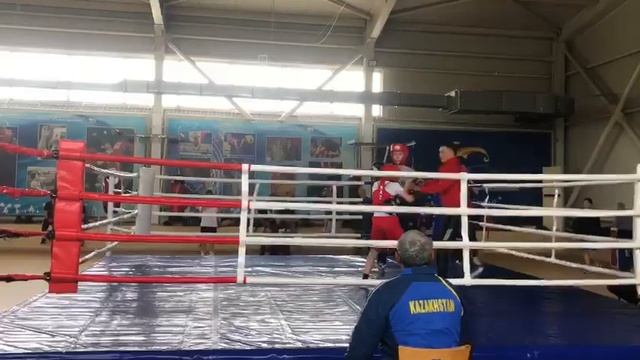 Бишлер Виктория (Павлодар обл) Vs Акпаржан Айнура (Алматы обл ) Спаринг