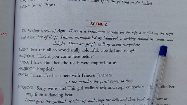 Class 7, English,  A Rose For The Princess, Reading