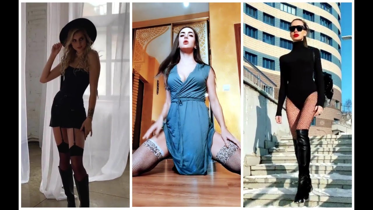 Best Sexy Nylon Pantyhose Legs Girls TikTok Collection#75 | Девушки в Чулках и Колготках из ТикТока