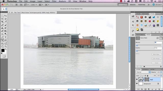 Photoshop CS5 1D - Pen Tool Must Know Techniques