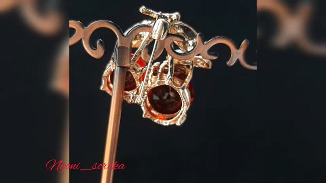 Брошь вишеньки. Красивые броши