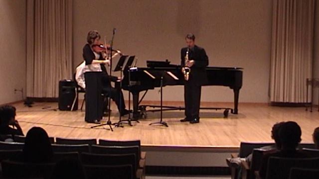 Trio For Viola, Alto Saxophone And Piano, Mvt. 2
