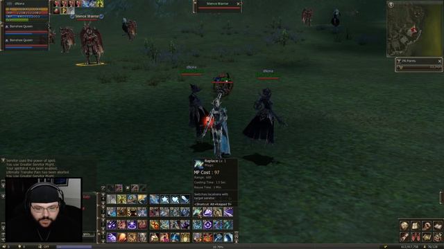 Lineage 2 Oficial - Wynn Summoner Gameplay (Mostrando As Skills Do Summon Dark Elf) Review Básico