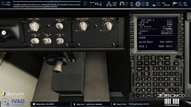 NEW Simbrief Uplink & CO Route Explained In The Zibo Mod | V4.00 RC5.7 And Newer