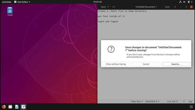 How To Add Fonts In Ubuntu 18.10
