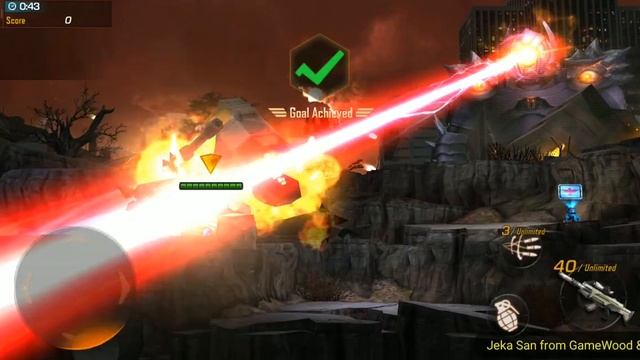 Tutorial Stage. Прохождение игры Contra Returns на Android