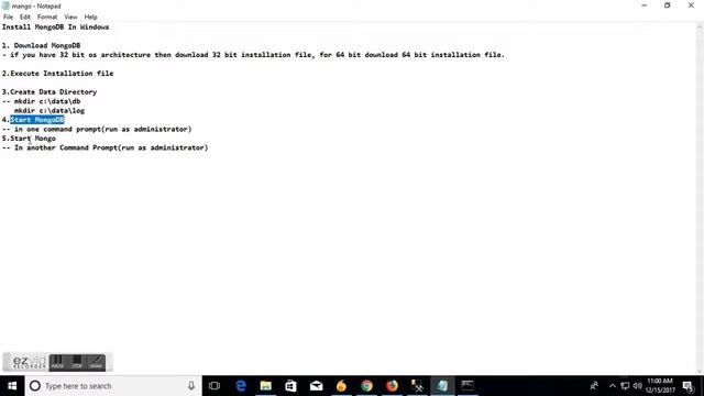Installing MongoDB In Windows For Beginner
