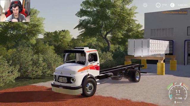 COMPRANDO NOSSO  NOVO MERCEDES BENS L-1113 TOCO | Farming Simulator 19 | Sitio Santa Rita