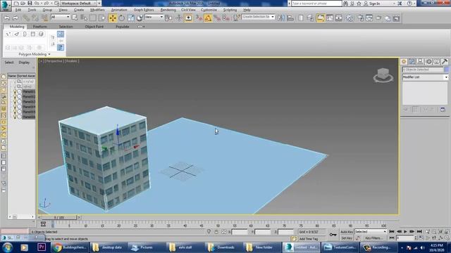 Tutorial On Modeling A LowPoly Buildings For Games In 3dsmax.