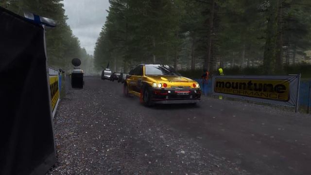 DiRT Rally - Fording Through The Rain (Daily 12/15/17, Jyrkysjarvi)