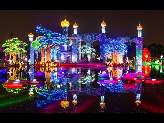 Светящийся сад в Дубае - Dubai Garden Glow