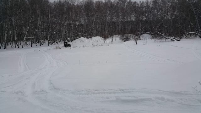 Квадр омск Х8 H.O. по заснеженому озерцу))!!(1)