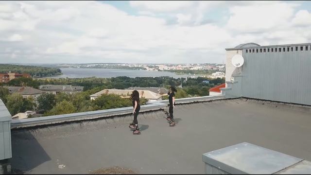 Супер Kangoo на крыше!