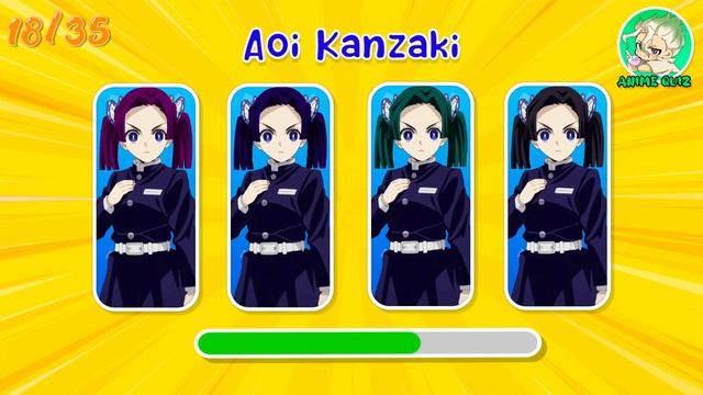 Guess The True Hair Color Of Demon Slayer | Kimitsu No Yaiba | ANIME QUIZ ?