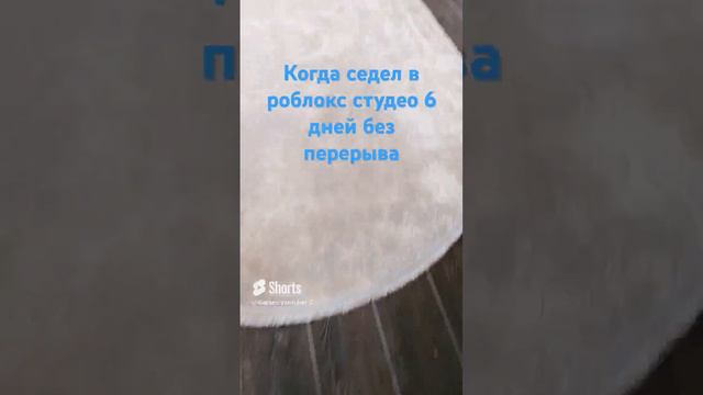 Когда сидел в роблокс Студио 6 дней без перерыва