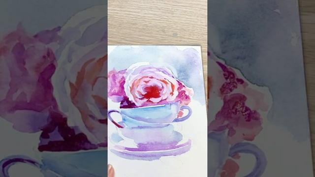 Акварельная миниатюра 