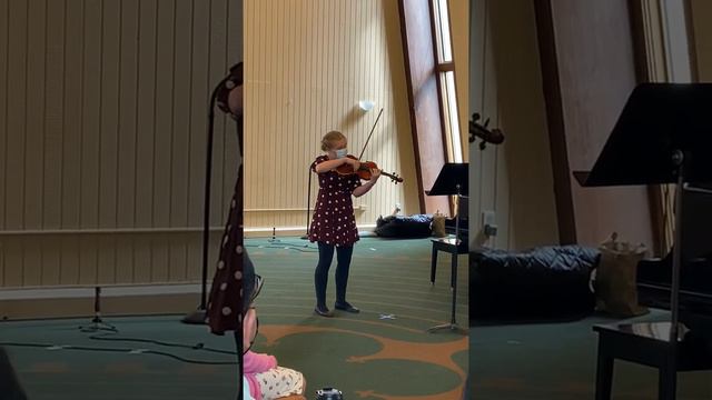 Mia Violin Recital Spring 2022 Bruch Concerto Number 1 In G Minor  2nd Movement