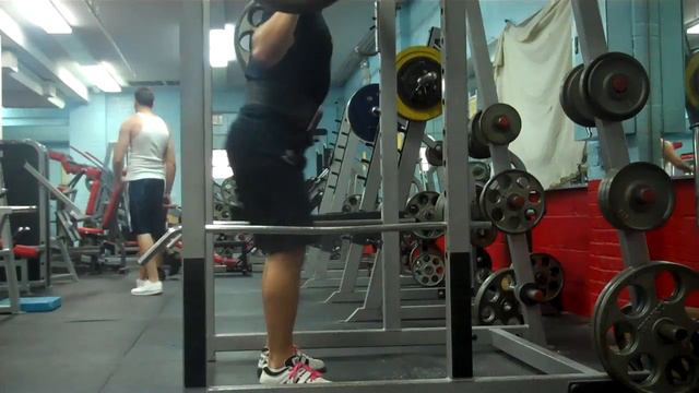 365x6 High Bar Squat
