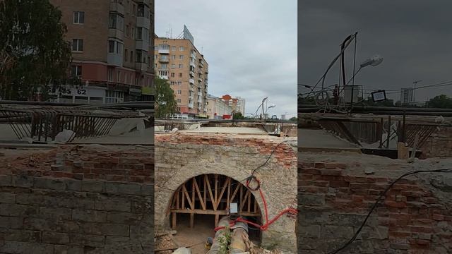 Красный мост в Орле. Добрались до исторической части