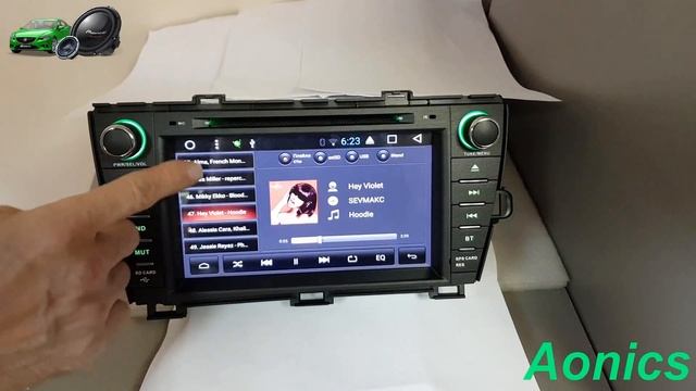 Видео обзор Штатной магнитолы Toyota Prius 30 2009 +(правый руль) Android