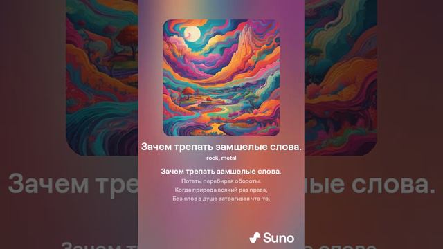 Зачем трепать замшелые слова.