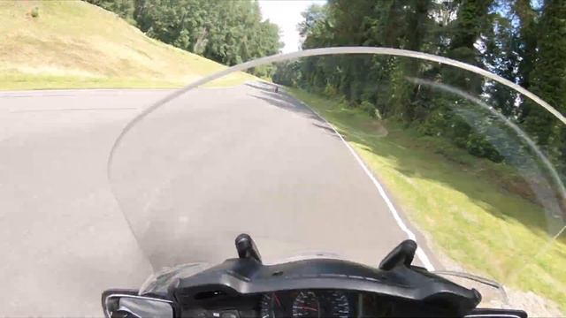 Honda ST1300 Race Track TOP SPEED Full Throttle Compilation 152 mph Pan European Pacific Raceway