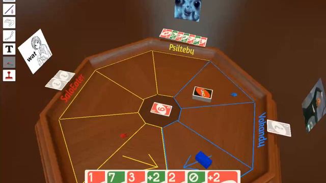 Tabletop Simulator. Uno. я ненавижу эту игру