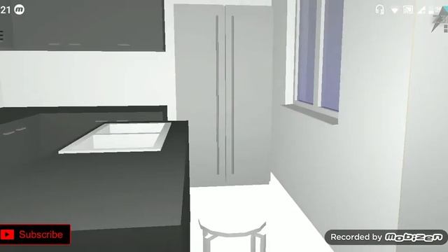 3 Bedroom Residencial House (Using Mobile App FLoorplan Creator)