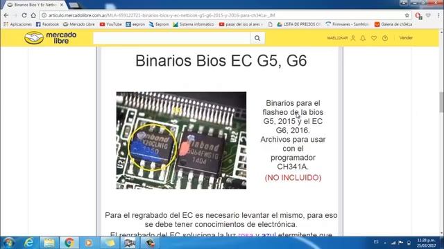 Como Desbloquear Netbook Del Gobierno 2020. G4 Reprogramando La Bios. CH341A