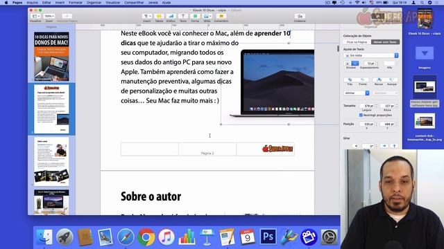 Aprenda Mac | Aula Textos Com Imagens No Pages Do Mac