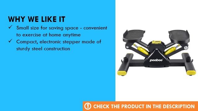 L NOW Adjustable Mini Stair Stepper Review - Best Home Stepper