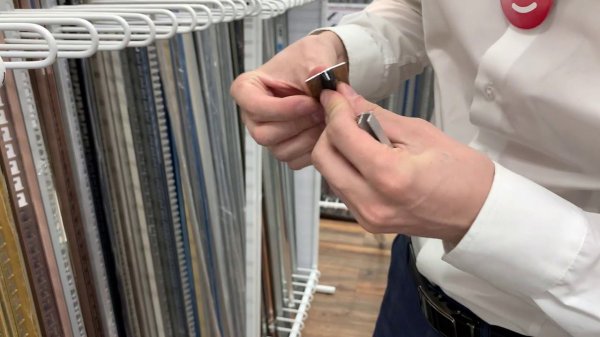 Алюминиевый  ламинированный профиль ПТ-30 (HS55122-603) венге черный 2,7 м