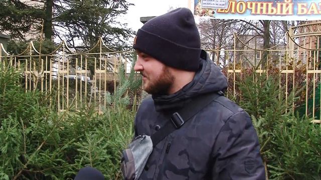 Ёлочный базар в Слуцке