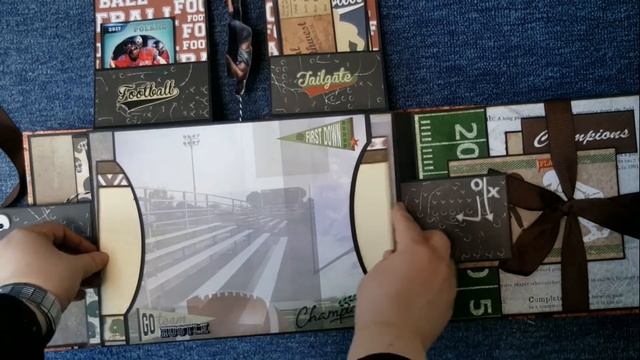 Album American Football. Scrapbooking