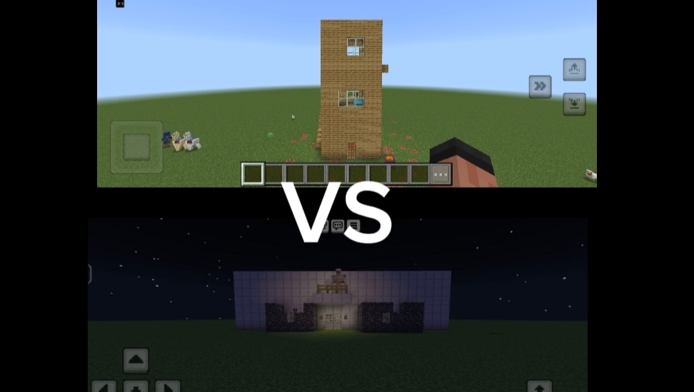 Стоим дом с DIMON PRO (битва чей дом лучше)