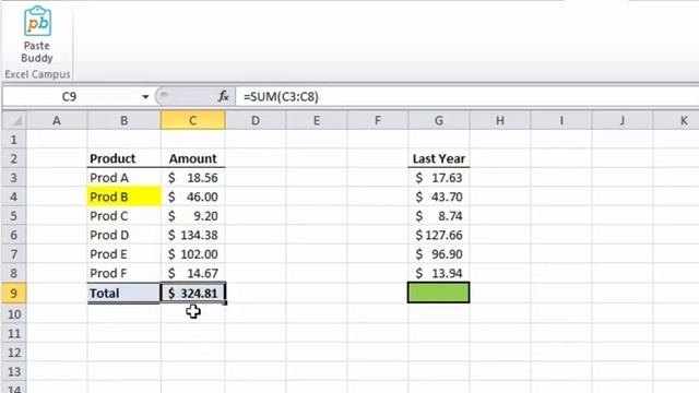 Paste Buddy Tutorial - Create Keyboard Shortcuts To Paste Values In Excel
