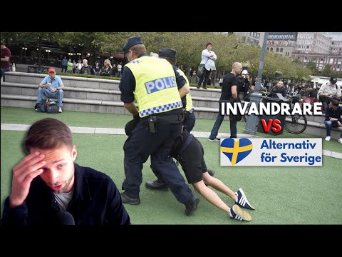 Invandrare ATTACKERAR Alternativ För Sverige (AFS)
