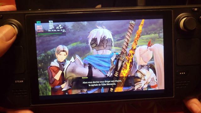 Steam Deck: Tales Of Arise - Gameplay Fr - Découverte