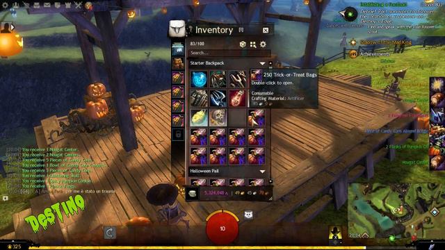 Guild Wars 2 - 10 Black Lion Chest Opening And Trick-or-Treat Bags. Halloween 2020 🎃