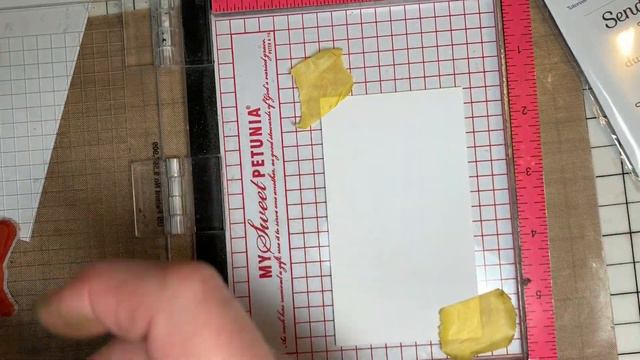 Stencil Monoprint Backgrounds With Distress Inks