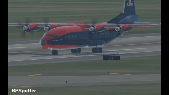 Antonov An 12 Butter #swiss001landing