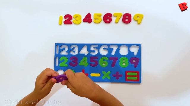 Изучаем цифры от 1 до 20 | Математические знаки | Учимся считать весело