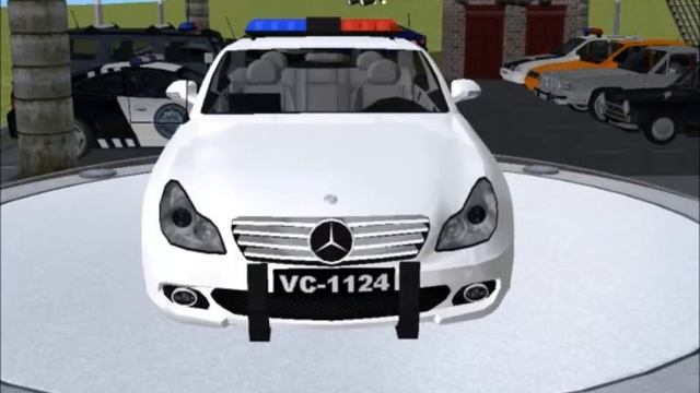 Sims 2 Car Conversion By VoVillia Corp. - 2006 Mercedes-Benz CLS500 Policecar