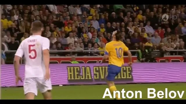 Гол Ибрагимовича через себя.